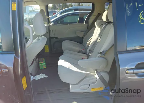 2014 Toyota Sienna Le V6 8 Passenger from USA, damaged, VIN 5TDKK3DC9ES423592